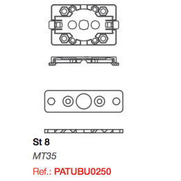 Soporte ST08 para motor Twister MT35