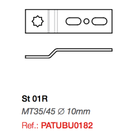 Soporte ST01R para motor Twister MT35/45