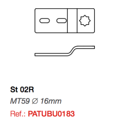 Soporte ST02R para Motor Twister MT59