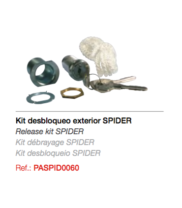 Kit desbloqueo exterior SPIDER