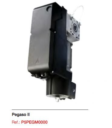 PEGASO II 230 V. Monofásico 625LO1. Desbloqueo por cadena