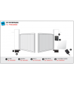 2 ELI250N + Caja BTCF + SCC+SENIOR2 + TRV+ 2 Emisores Vario Black 6 canales