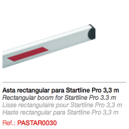 Asta para Startline Pro 3,3m Rectangular