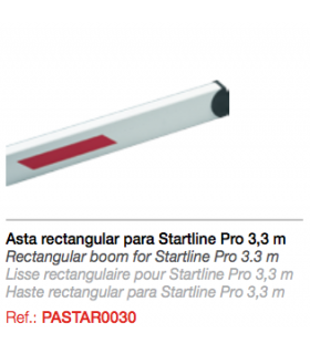 Asta para Startline Pro 3,3m Rectangular