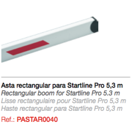 Asta para Startline Pro 5,3m Rectangular
