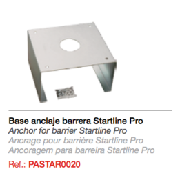 Base anclaje barrera Startline Pro