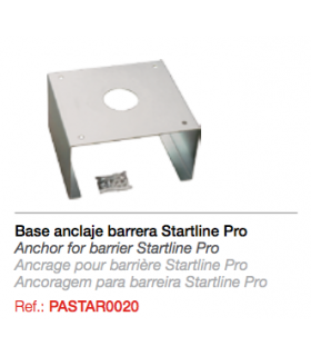 Base anclaje barrera Startline Pro