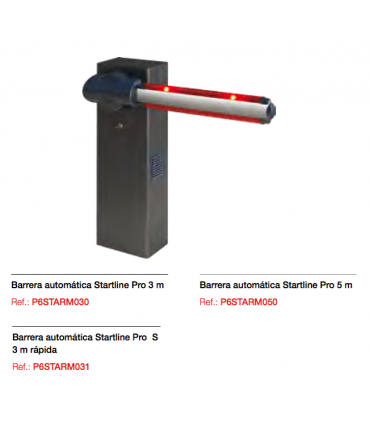Startline Pro 3mts.+ Asta 3 mts. + Base anclaje+ Apoyo fijo+ Microreceptor+ 2 Emisores Vario Black 6 canales