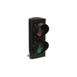 Semáforo de destello LED VERDE-ROJO 100 mm 24V.
